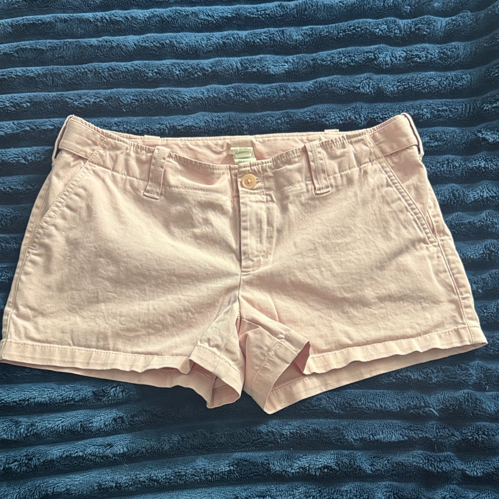 London Jean Victoria’s Secret Light Pink Chino Shorts, Size 10